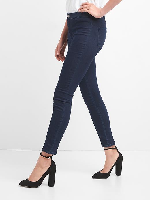 Image number 5 showing, Seamed slim fit jeans