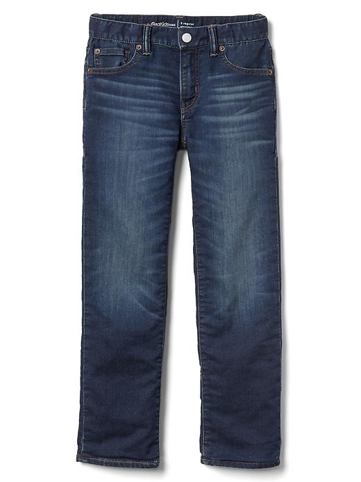 Image number 5 showing, Stretch super soft lined straight jeans