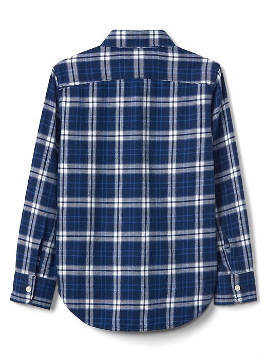 Image number 3 showing, Plaid flannel long sleeve shirt
