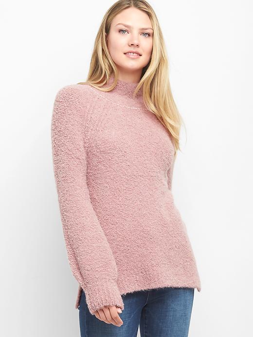 Boucle FunnelNeck Pullover Sweater Gap