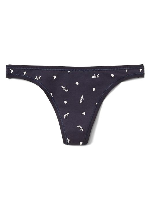 Image number 7 showing, Stretch Cotton Thong