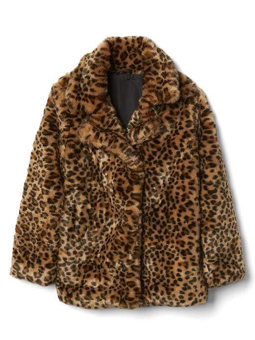 Image number 2 showing, Leopard coat