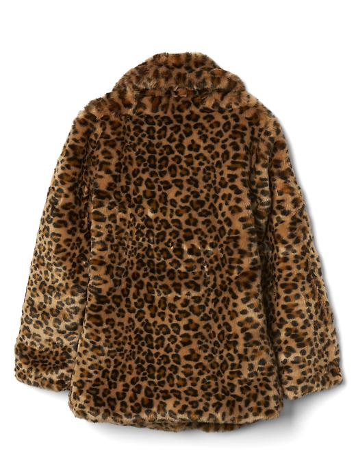 Image number 3 showing, Leopard coat