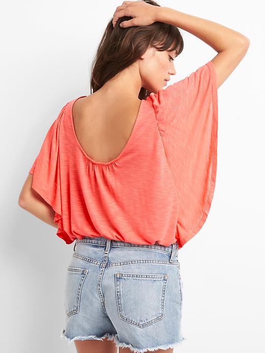 Image number 2 showing, Flutter ruffle top