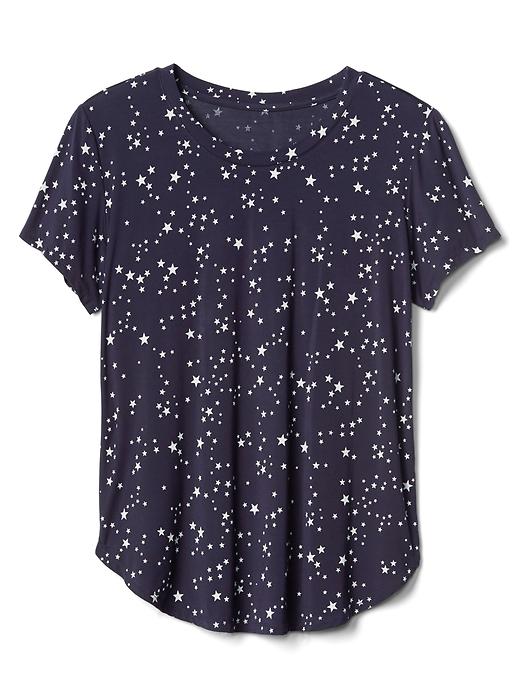 Image number 2 showing, Mix and match short sleeve sleep shirt