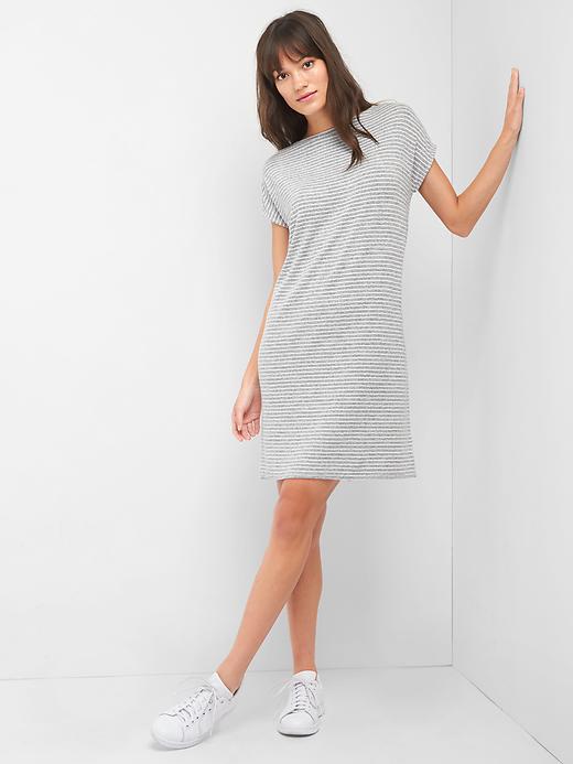 Image number 3 showing, Softspun stripe crossback dress