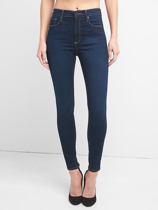 Image number 7 showing, Super High Rise True Skinny Jeans in Sculpt