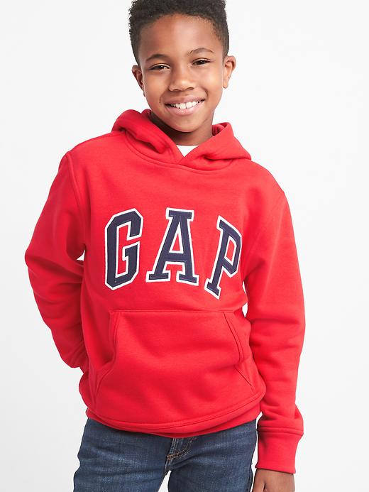 View large product image 1 of 1. Kids Gap Logo Hoodie Sweatshirt