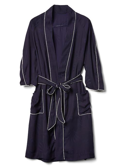 Image number 2 showing, DreamWell satin robe