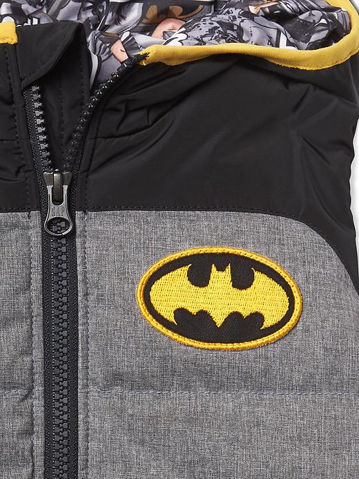 Image number 3 showing, babyGap &#124 DC&#153 Batman puffer hoodie vest