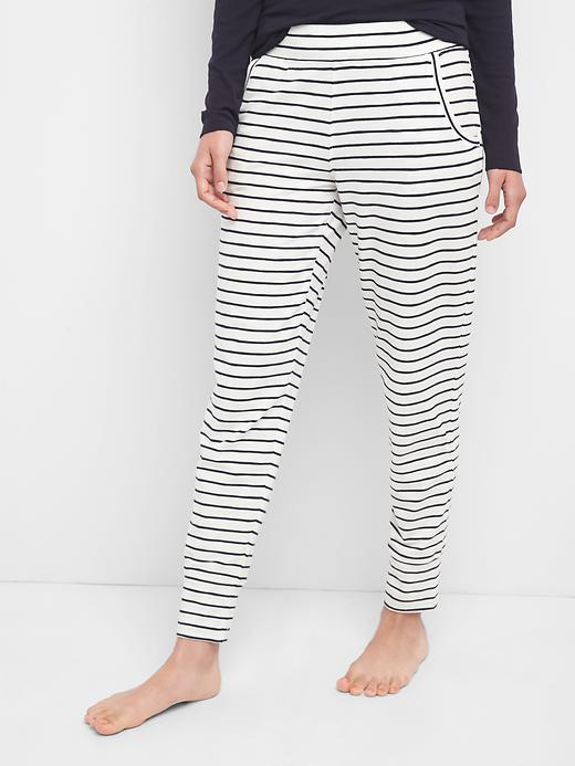 Image number 1 showing, Stripe joggers