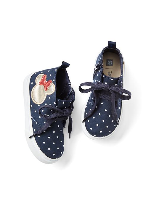 Image number 1 showing, babyGap &#124 Disney Baby Minnie Mouse hi-top sneakers
