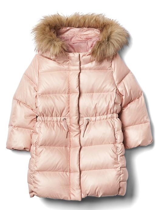 Image number 1 showing, Down puffer parka coat