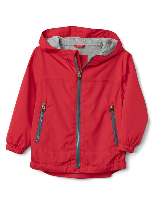 Jerseylined windbuster Gap