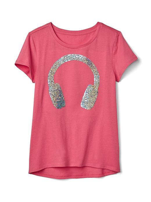Image number 6 showing, Flippy sequin graphic tee
