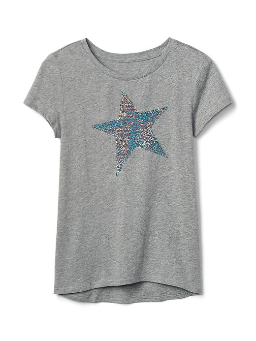 Image number 2 showing, Flippy sequin graphic tee