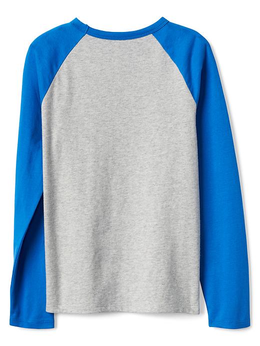Image number 3 showing, Graphic long sleeve baseball tee
