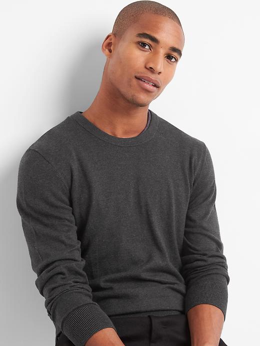 View large product image 1 of 1. Crewneck Sweater in Cotton