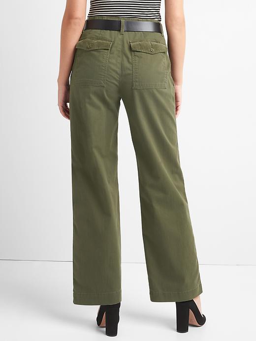 Image number 2 showing, High rise utility boyfriend chinos