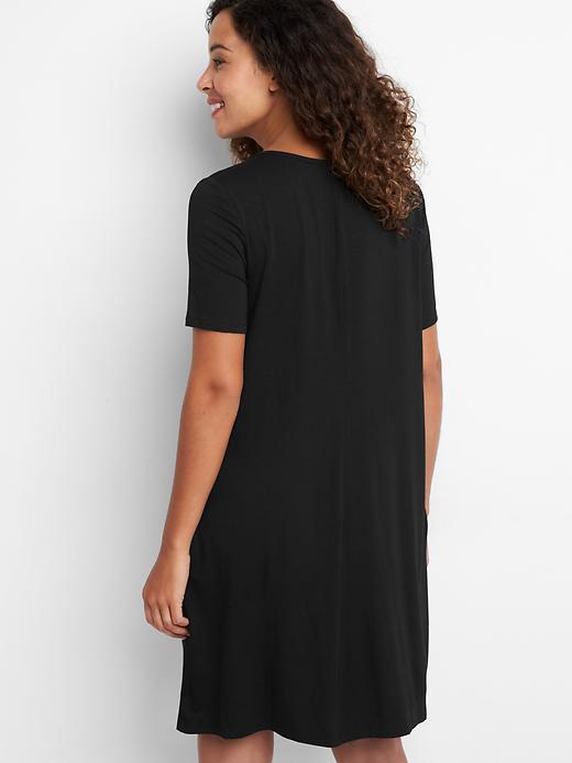 Image number 2 showing, Maternity swing t-shirt dress