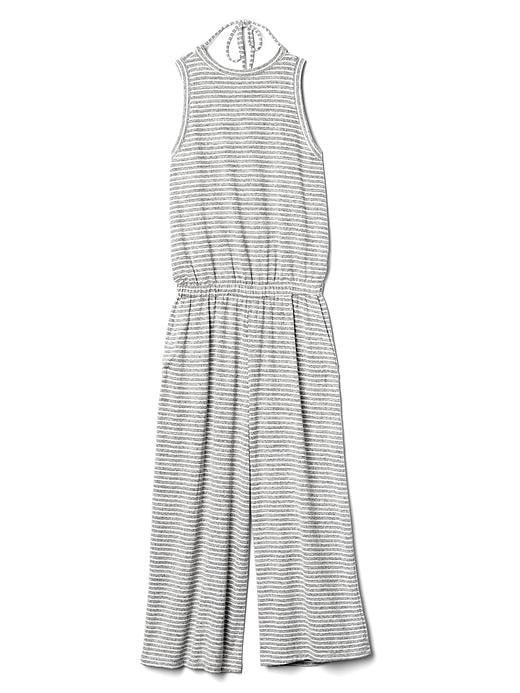 Image number 5 showing, Softspun stripe culotte jumpsuit