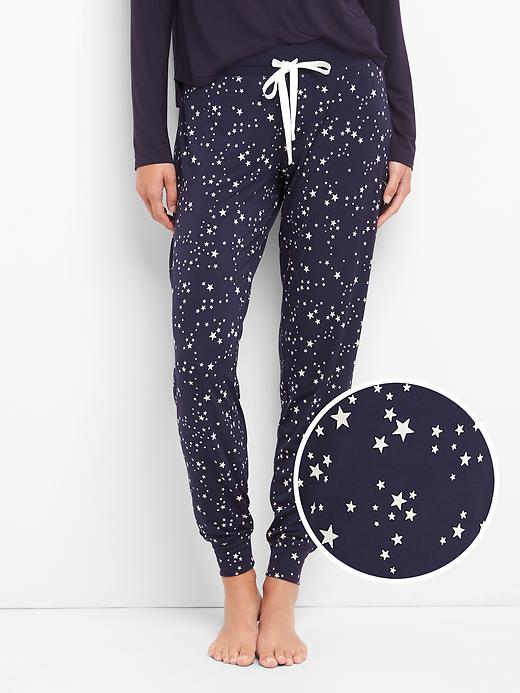 Image number 6 showing, Lightweight print modal sleep joggers