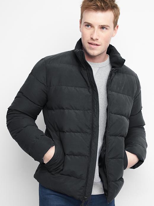 gap down puffer jacket