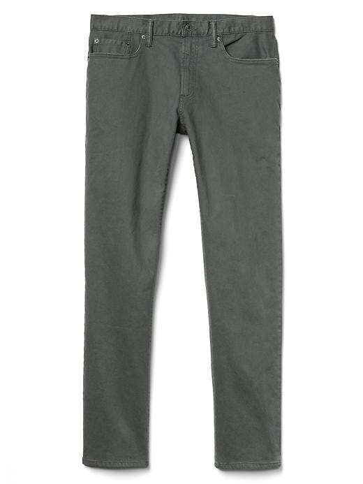 Image number 6 showing, Twill Pants in Slim Fit with GapFlex
