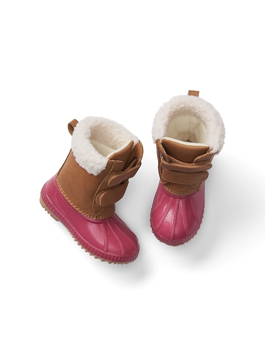 View large product image 1 of 1. Cozy duck boots