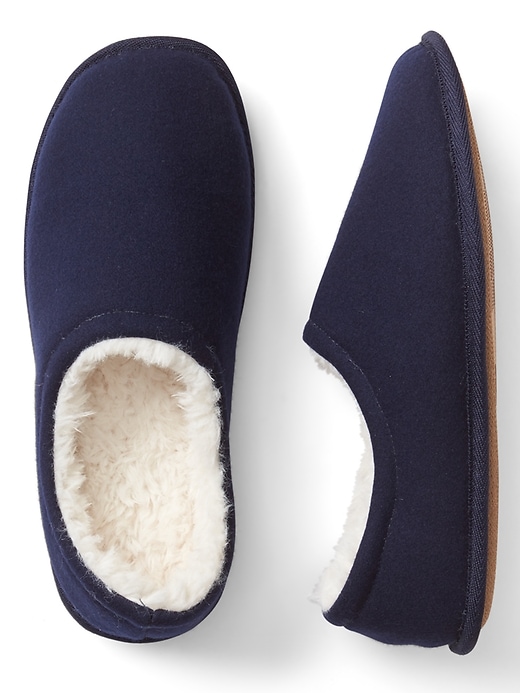 View large product image 2 of 2. Cozy wool slippers