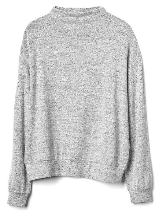 Image number 6 showing, Softspun funnel-neck sweater