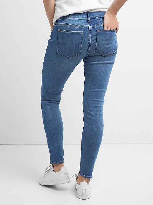 Image number 2 showing, Maternity Inset Panel True Skinny Jeans