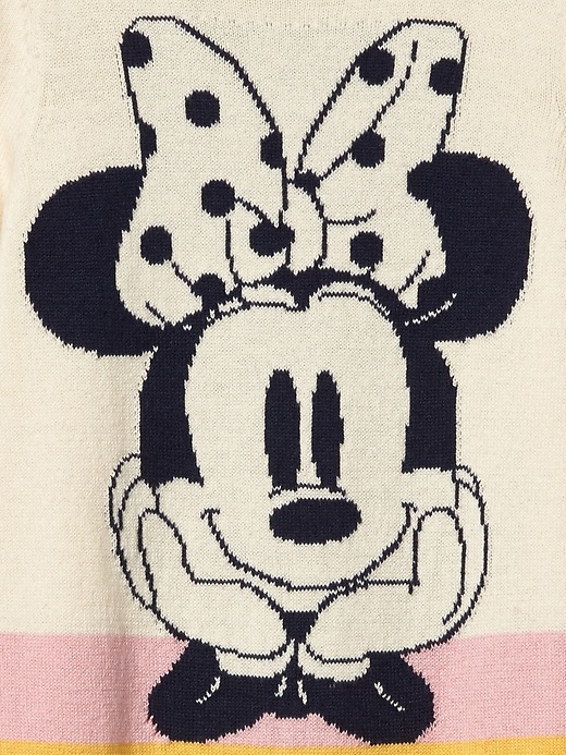 Image number 3 showing, babyGap &#124 Disney Baby Minnie Mouse crazy stripe sweater one-piece