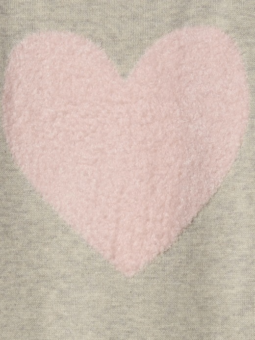 Image number 3 showing, Cozy heart colorblock sweater one--piece
