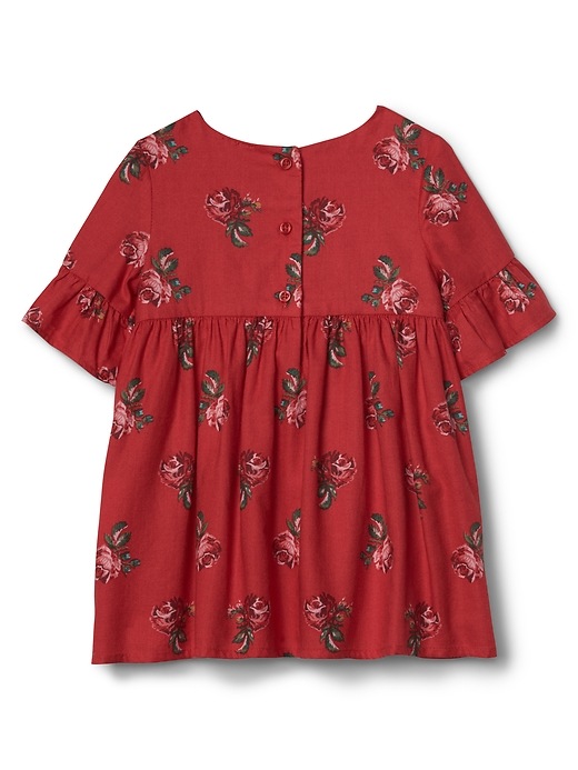Image number 2 showing, Rose floral bell dress