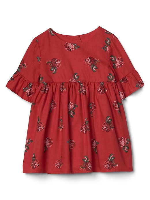 Image number 1 showing, Rose floral bell dress