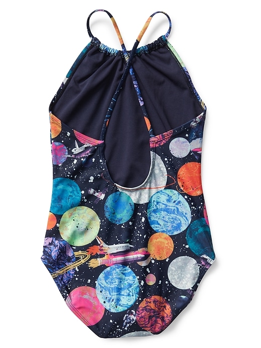 Image number 2 showing, Outer space swim one-piece