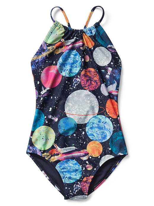 Image number 1 showing, Outer space swim one-piece