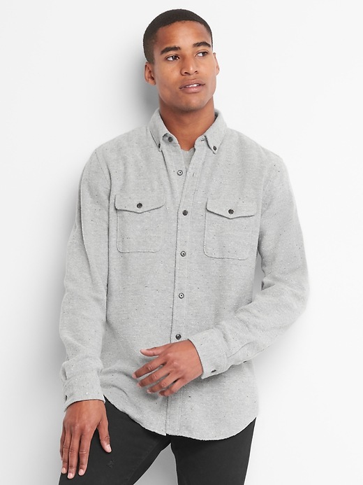 Image number 1 showing, Cozy twill standard fit shirt