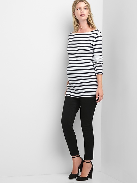 Image number 4 showing, Maternity Full Panel True Skinny Jeans