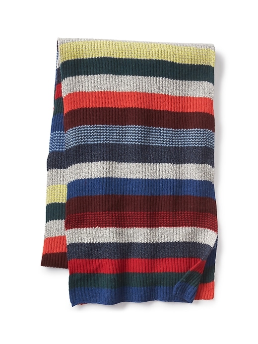 View large product image 1 of 1. Crazy stripe scarf