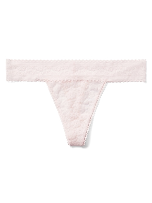 Image number 1 showing, Supersoft lace thong