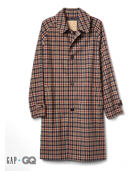 Image number 1 showing, Gap + GQ UA houndstooth wool coat