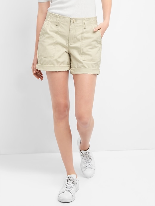 Image number 10 showing, Girlfriend rolled utility shorts