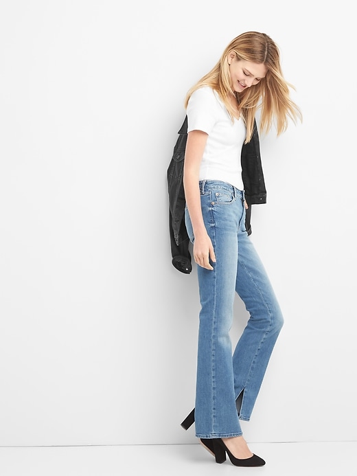 Image number 5 showing, Mid Rise Perfect Boot Jeans