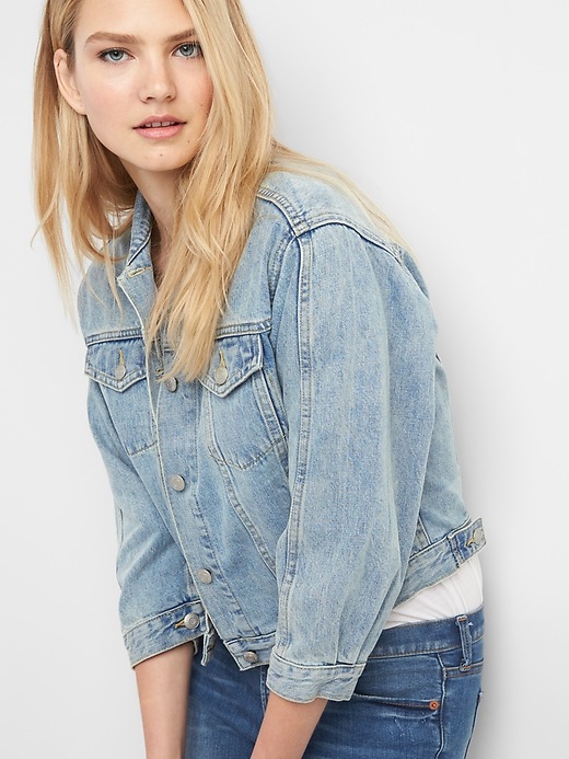 Image number 5 showing, The archive re-issue crop denim jacket