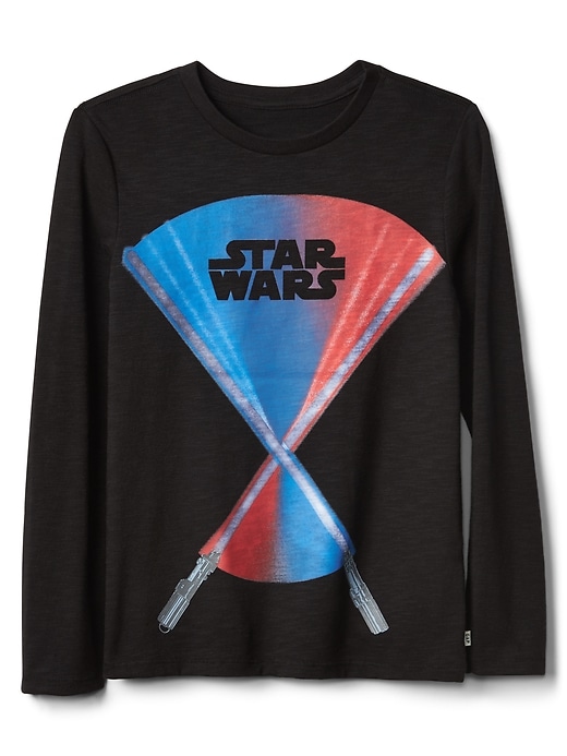View large product image 1 of 1. Gap &#124 Star Wars&#153 graphic long sleeve tee