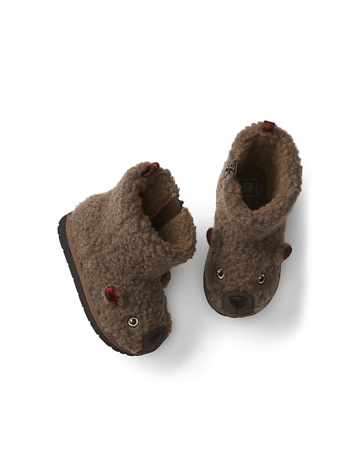 Image number 1 showing, Cozy bear booties