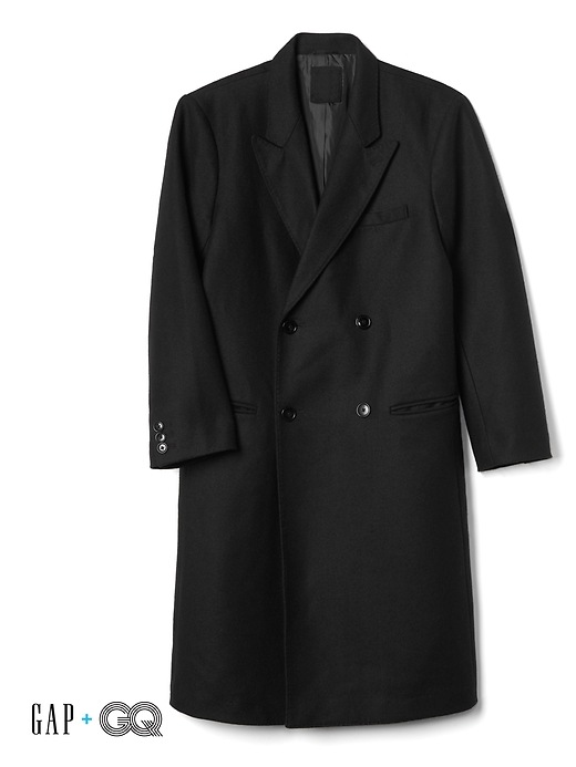Image number 1 showing, Gap + GQ Ami double breasted coat