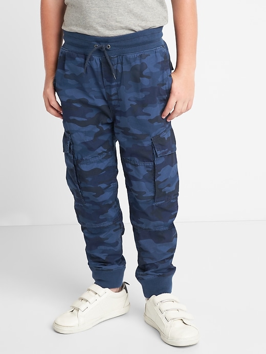 Image number 7 showing, Jersey-lined cargo joggers